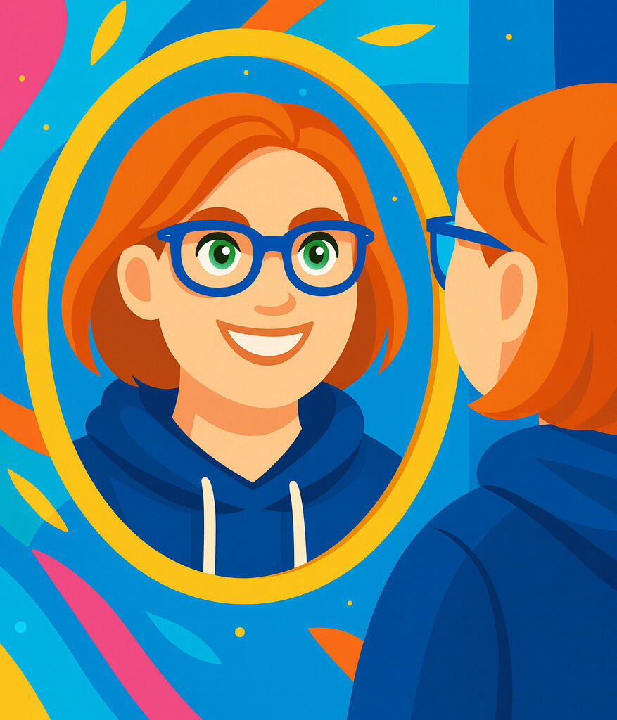 Laura Coaching An illustration of Laura coaching.